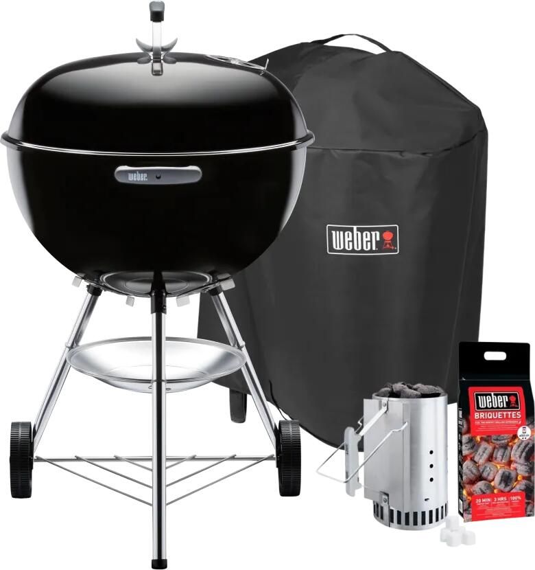 Weber Bar-B Kettle 57 cm Zwart Starterspakket