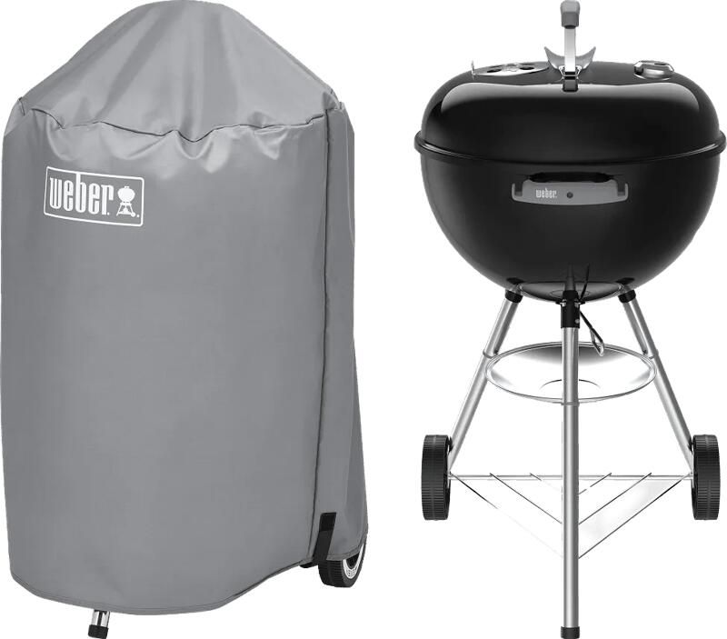 Weber Original Kettle 47 cm Zwart + Hoes 47 cm