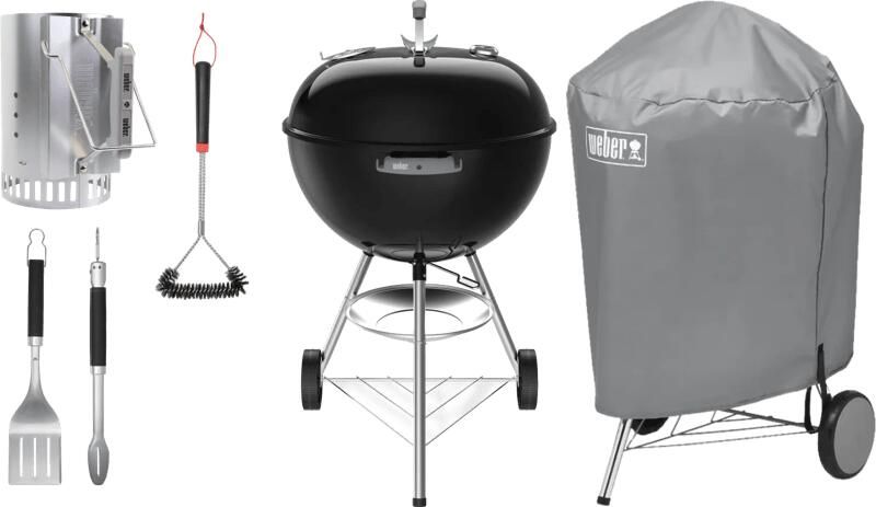 Weber Original Kettle 57 cm Zwart Starterspakket
