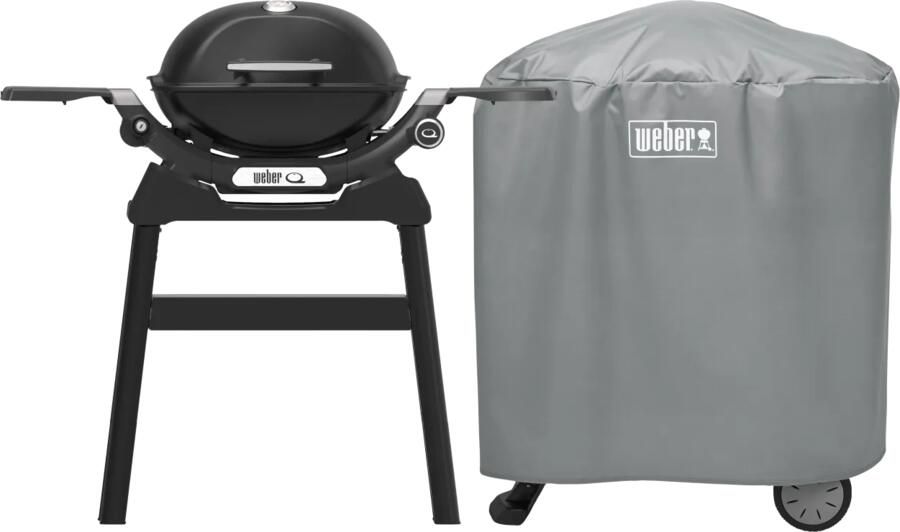 Weber Q1200N met Onderstel + Barbecuehoes Q1000 2000