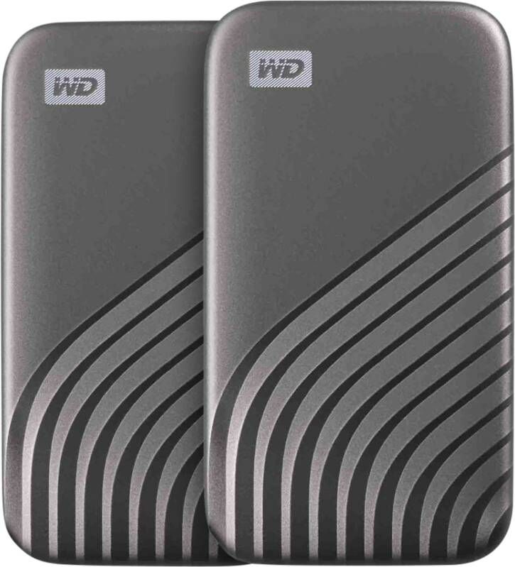 Western Digital WD My Passport 2TB SSD Space Grey Duo Pack