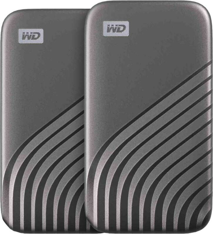 Western Digital WD My Passport SSD 4TB Space Gray Duo Pack