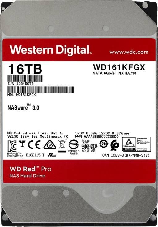 Western Digital WD Red Pro WD161KFGX 16TB