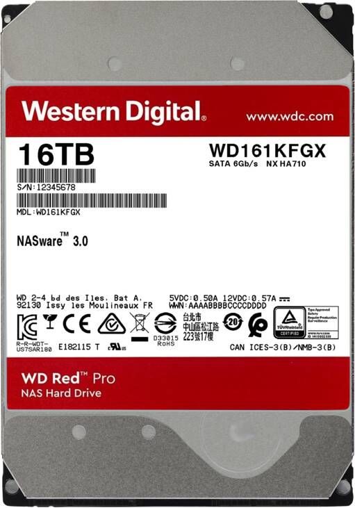 Western Digital WD Red Pro WD WD161KFGX 16TB
