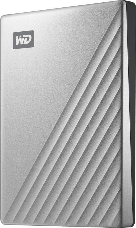 WD My Passport Ultra for Mac 4TB Externe harde schijf Zilver