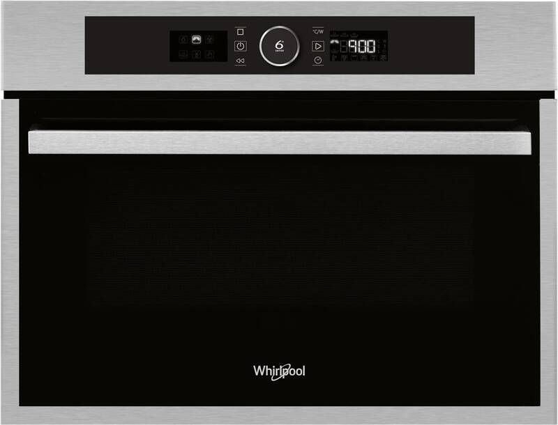 Whirlpool AMW 9607 IX Inbouw combimagnetron 45 cm nismaat