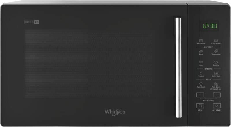 Whirlpool Microgolf 25L Zilver MWP251SB | Microgolfovens | Keuken&Koken Microgolf&Ovens | 8003437861499