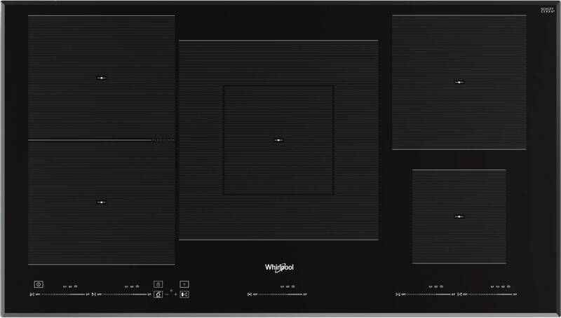 Whirlpool WT 1090 BA Zwart Ingebouwd 90 cm Inductiekookplaat zones 5 zone(s)