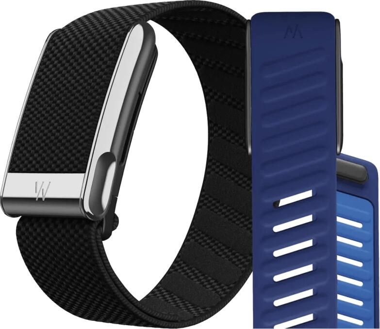 WHOOP MG Life Zwart Abonnement 1 Jaar + MG SportFlex Band Blauw