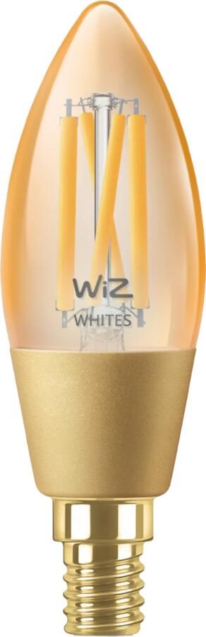 WiZ Connected WiZ Kaarslamp Filament Warm- tot koelwit licht Goud E14