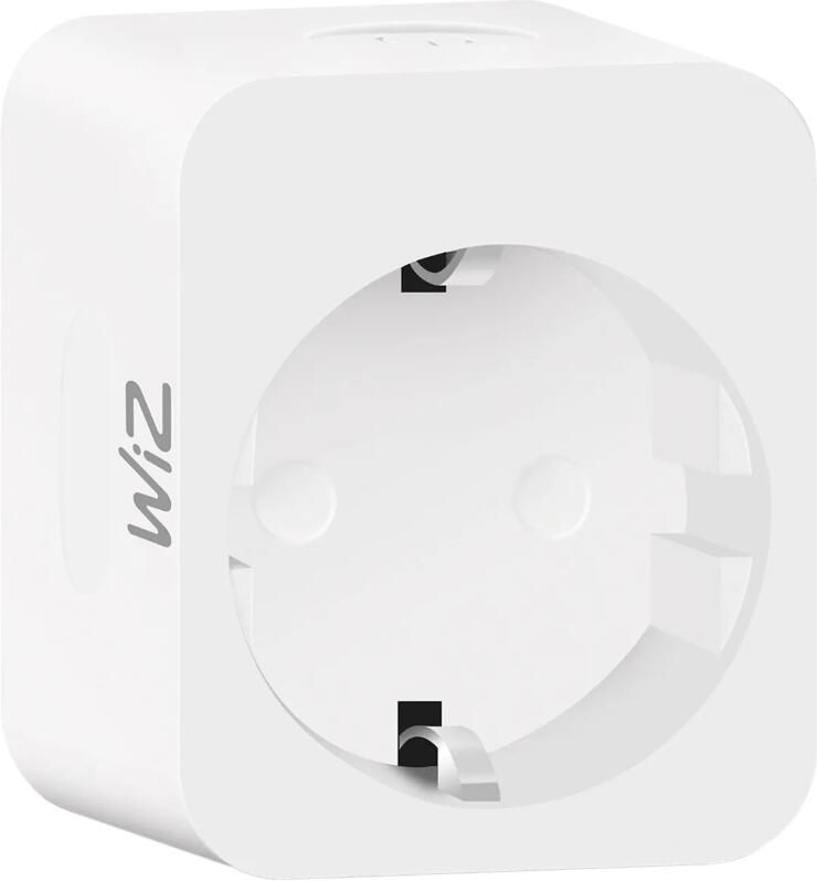 WiZ Slimme stekker met Powermeter Eenvoudige Bediening via de App Stekkertype F Wi-Fi