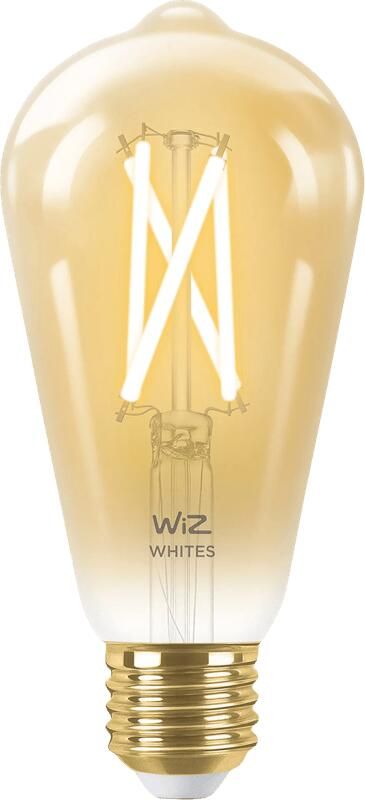 WiZ Edison Filament Slimme LED Verlichting Warm- tot Koelwit Licht E27 50W Goud Wi-Fi