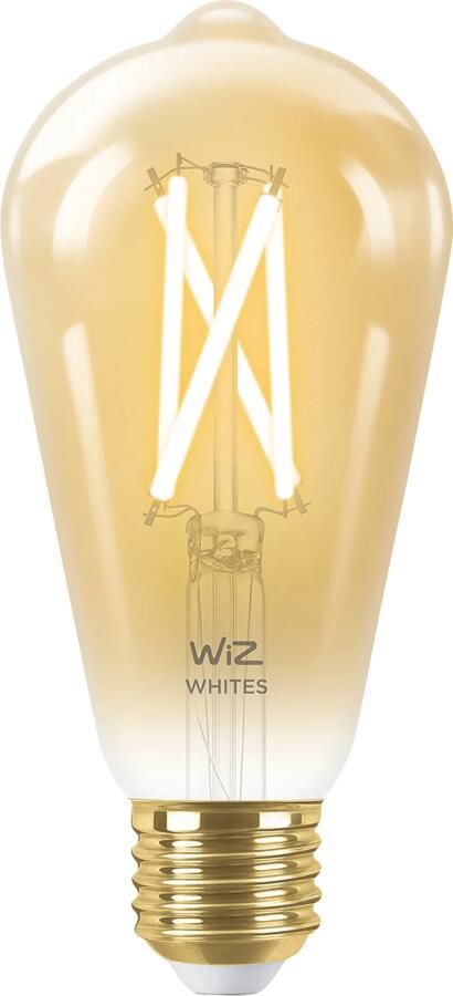 WiZ Edison Filament Slimme LED Verlichting Warm- tot Koelwit Licht E27 50W Goud Wi-Fi