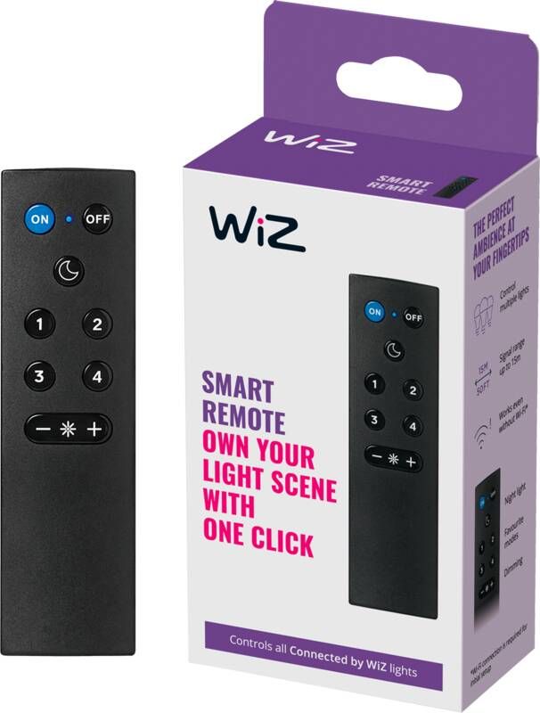 WiZ Connected WiZ Draadloze afstandsbediening voor WiZ lampen