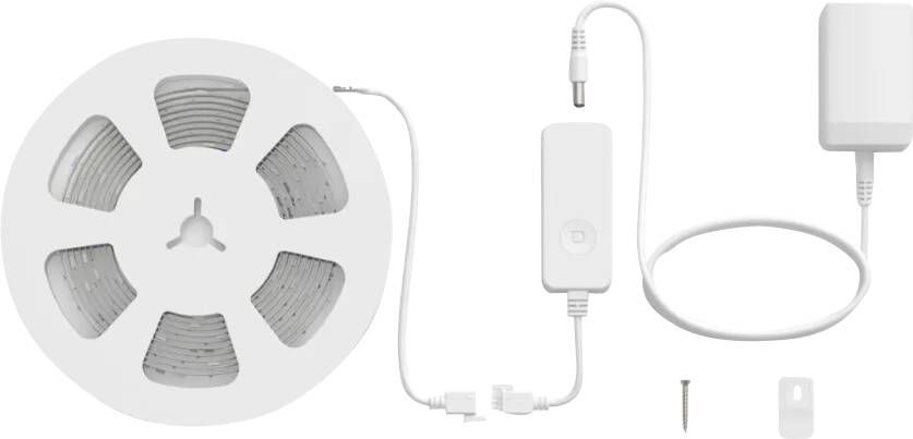 WiZ RGB LED strip 4 meter Makkelijke installatie 16 Miljoen kleuren Muzieksynchronisatie RGB; één kleur tegelijk