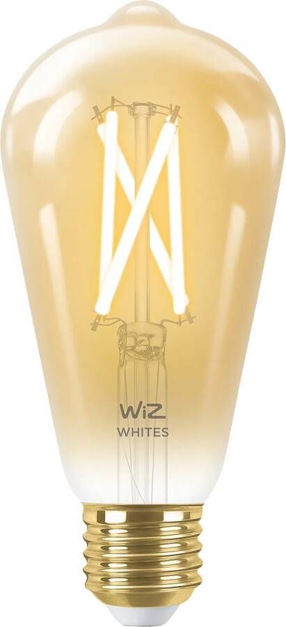 WiZ Edison Filament Slimme LED Verlichting Warm- tot Koelwit Licht E27 50W Goud Wi-Fi
