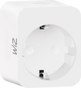 WiZ Slimme stekker met Powermeter Eenvoudige Bediening via de App Stekkertype F Wi-Fi
