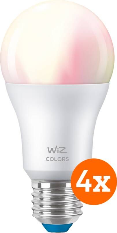 WiZ Connected WiZ Smart lamp 4-pack Gekleurd en Wit Licht E27