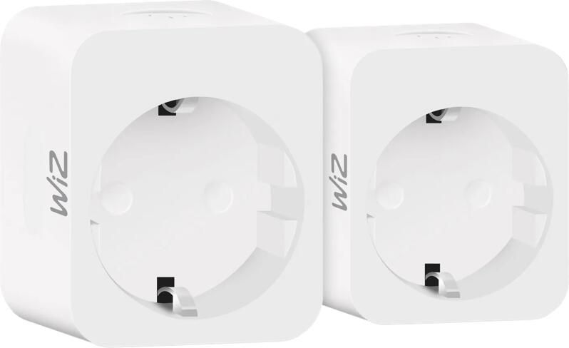 WiZ Slimme Stekker met verbruiksmeter 2-pack