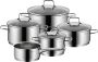 WMF Astoria Pannenset 5-delig RVS Kookpannenset - Thumbnail 1