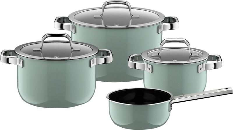 WMF Fusiontec Mineral Pro Pannenset 4-delig Eucalyptus Haze
