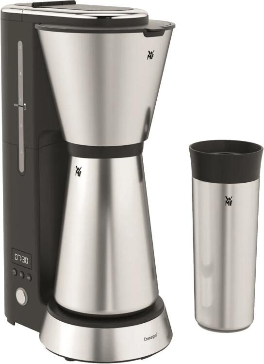WMF Kitchenmini's koffiezetapparaat thermoskan zwart zilver 6 kopjes