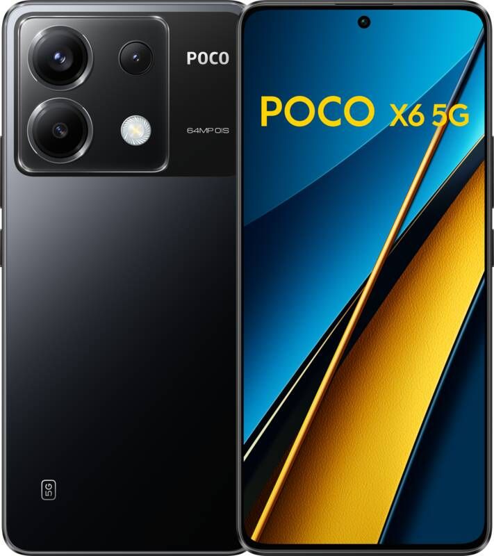 Merkloos XIAOMI Poco X6 5G 256GB Zwart