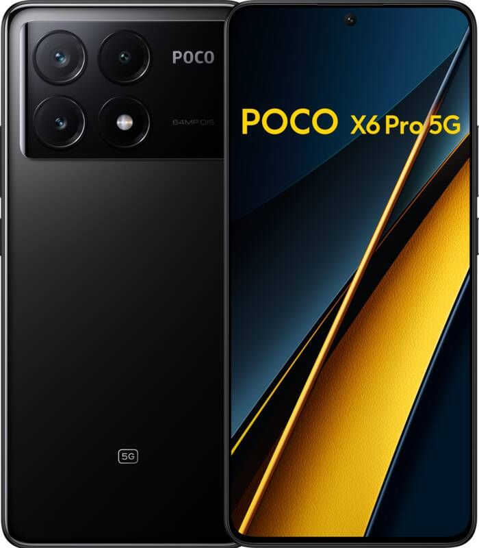 Merkloos XIAOMI Poco X6 Pro 5G 512GB Zwart