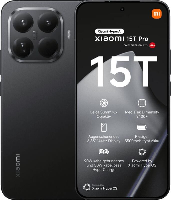 Xiaomi 15T Pro 512 GB Zwart 5G