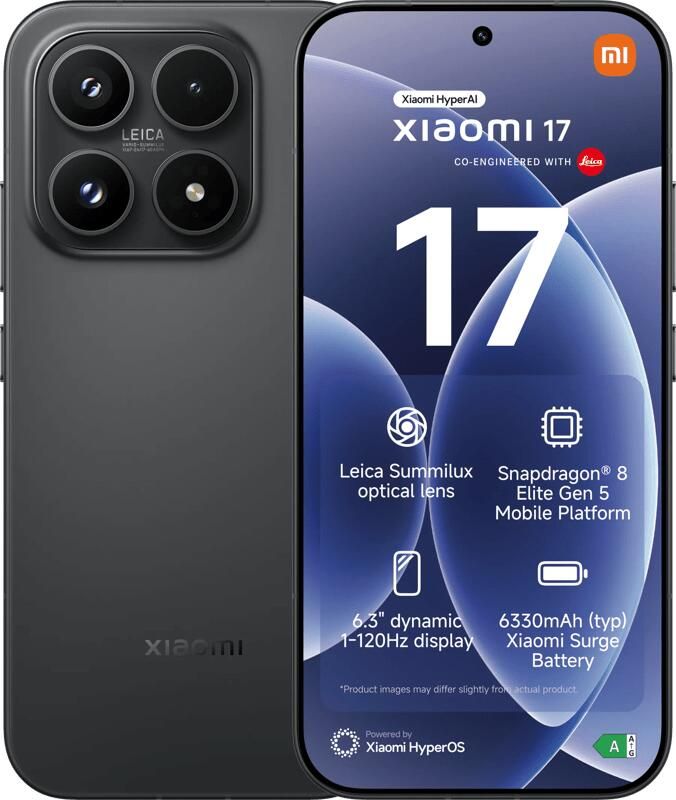 Xiaomi 17 512GB Zwart 5G