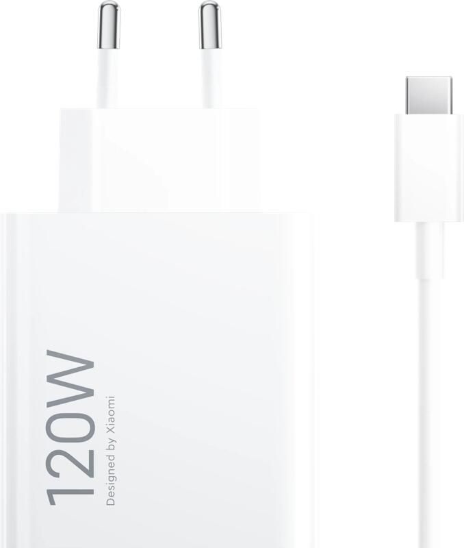 Xiaomi Hypercharge Power Delivery Oplader 120W + Usb A naar Usb C Kabel (1m) Wit