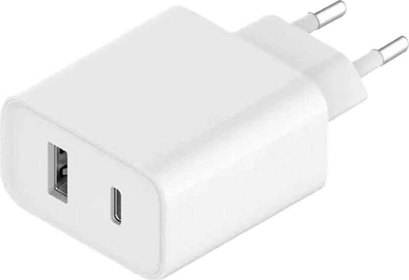 Xiaomi Power Delivery en Quick Charge Oplader met 2 Usb Poorten 33W Wit