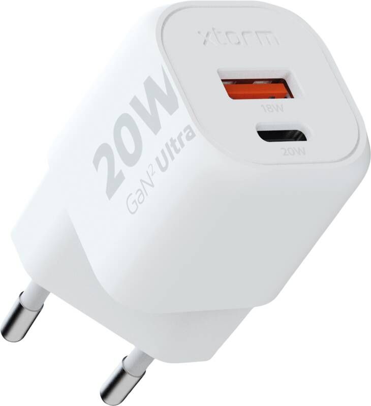 Xtorm Snellader met 2 Usb Poorten 20W Wit