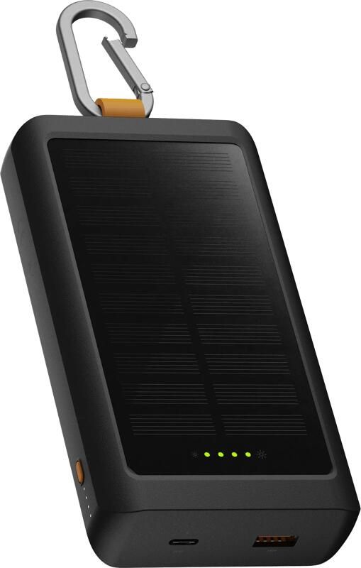 Xtorm 20W Go2 Power Bank 10.000 mAh Solar & Light Zwart