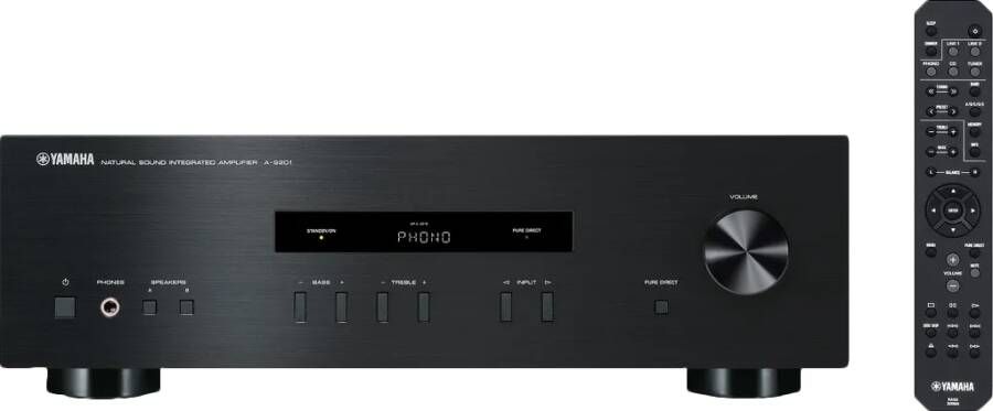 Yamaha Amplifier A-S201 Zwart | Hifi componenten | Beeld&Geluid Audio | 4957812542234