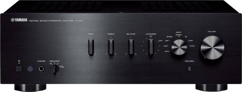 Yamaha Amplifier A-S301 Zwart | Hifi componenten | 4957812573580