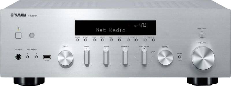 Yamaha Stereo Receiver RN600A Zilver | Hifi componenten | Beeld&Geluid Audio | 4957812693646