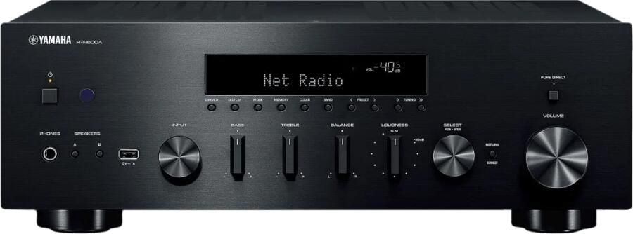 Yamaha R-N600A Zwart | Hifi componenten | Beeld&Geluid Audio | 4957812693547