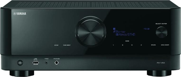 Yamaha AV-Receiver RX-V6A Zwart | Hifi componenten | Beeld&Geluid Audio | 4957812660471