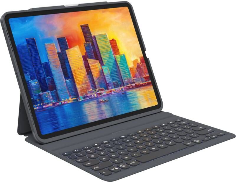 ZAGG Pro Keys Apple iPad Pro 11" (2022 2021) Toetsenbord Hoes QWERTY Grijs