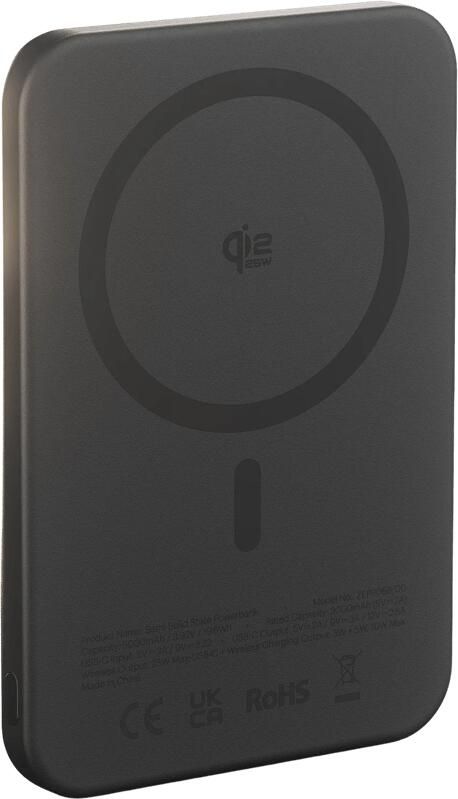 Zens Draadloze Powerbank met MagSafe en Qi2.2 5.000 mAh Zwart