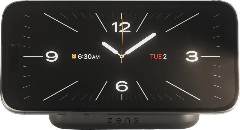 Zens MagSafe en Qi2 Draadloze Oplader 15W met Standaard Zwart