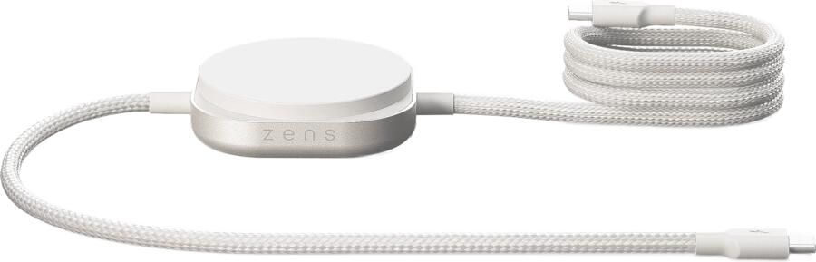 Zens Pro 2 Draadloze Oplader 15 Watt met USB C kabel Wit