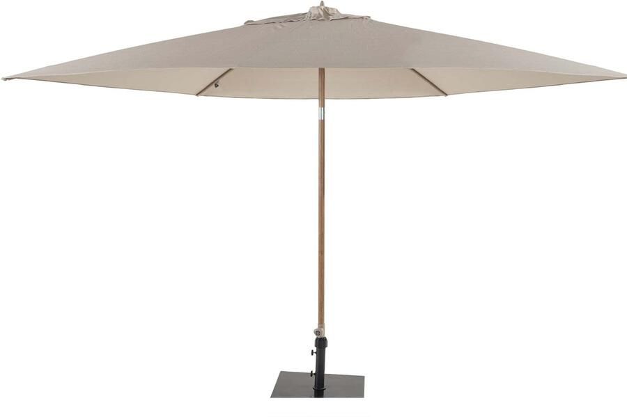 4 Seasons Outdoor Azzurro Parasol Ø300 cm Sand Houtlook Frame