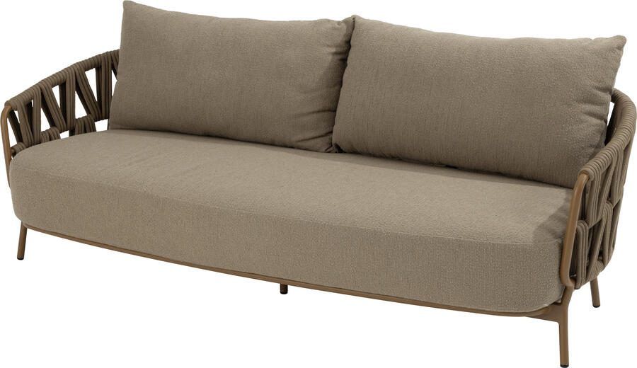 4 Seasons Outdoor 4SO Biarritz loungebank 3-zits amber