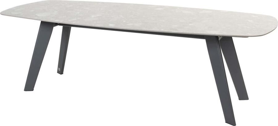 4 Seasons Outdoor 4SO Montana tafel 240 barrel ceramic Terrazzo