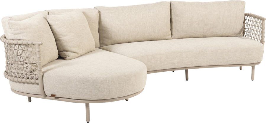 4 Seasons Outdoor 4SO Sardinia chaise loungebank latte