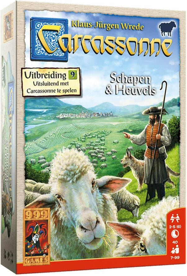 999 Games Carcassonne schapen en heuvels