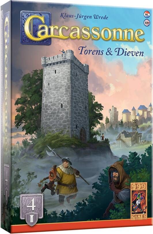 999 Games Carcassonne: Torens & Dieven Uitbreiding bordspel
