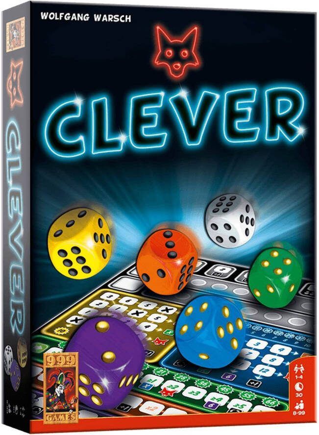 999 Games Clever Dobbelspel Creëer kettingreacties door de juiste keuzes te maken Gezelschapsspel Familiespel Strategiespel Klein cadeautje Kerstcadeau - Foto 2